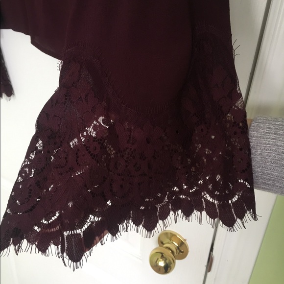Dark Maroon blouse - Picture 2 of 2